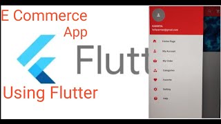 E Commerce Drawer part 1 App with flutter 03