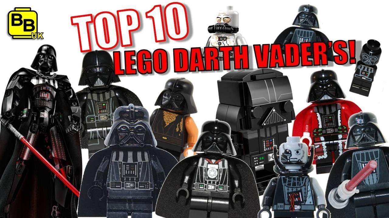 TOP 10 LEGO STAR WARS DARTH VADER'S!