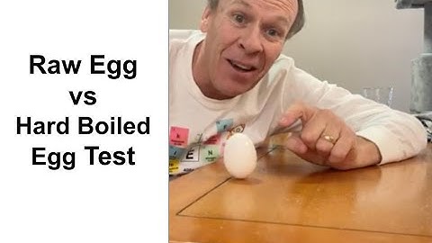 Spinning Eggs: Raw vs Hard-Boiled (Physics Experiment)