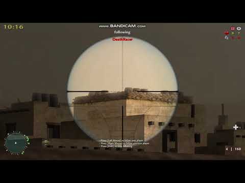 COD2 Sniper Server; Player DeathRacer (aka DeniszAKomisz) caught using a Wallhack.