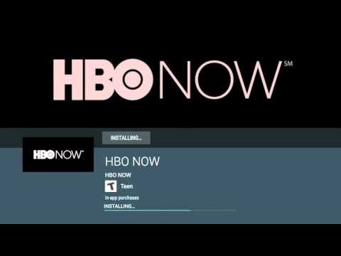 How to install hbo app on sony smart tv