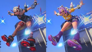 NEW Juno Targeted Torpedoes Highlight Intro with Different Skins | Overwatch