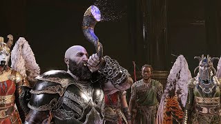 Kratos Becomes General and Leads the Army to Asgard - God of War Ragnarok