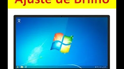 Como aumentar o brilho no Windows 7 notebook?