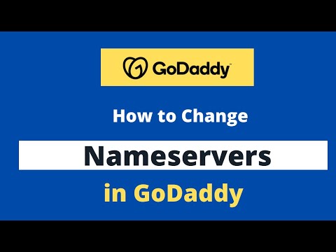 Video: Hur lägger jag till namnservrar till min GoDaddy-domän?