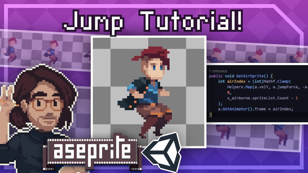 Pixel Art Class - Platformer Jump Animation - YouTube