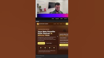 AI Landing Page is Insane! Watch It Generate! #shorts