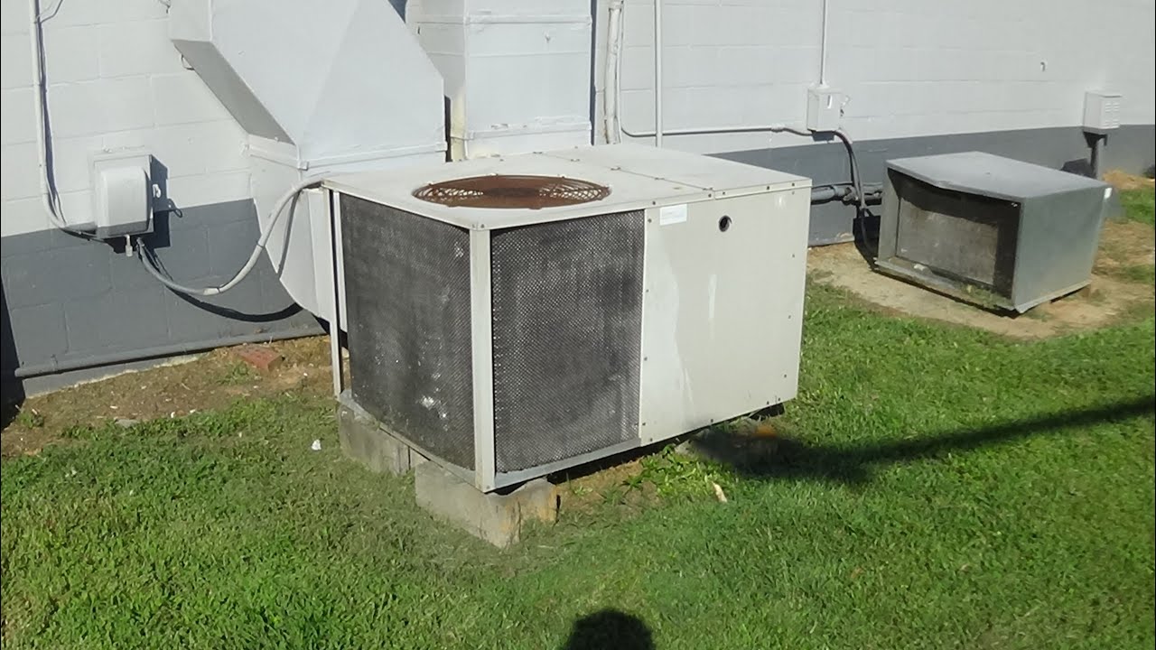 Early 2000s Grand Aire Package HVAC Unit Running YouTube