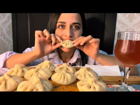 Khinkali mukbang | ხინკლის დაგემოვნება | ვუყურებ თუ არა პრაიმ ჰაუსს?!