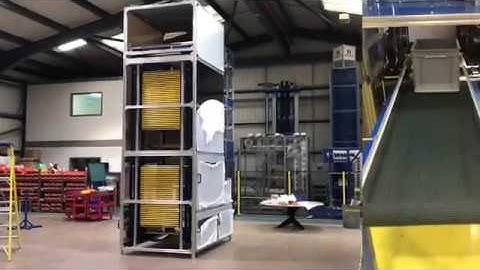 Nerak Continuous Platform Elevator with High Visibility Polycarbonate Panels