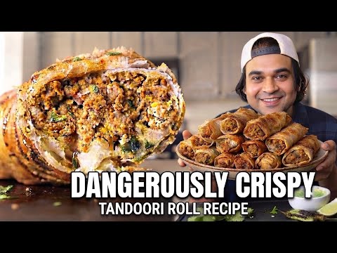 The CRISPIEST Tandoori Rolls You'll Ever Make (Better Than Takeout)