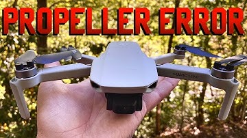DJI Mavic Mini Propeller Error | Why Is It Beeping