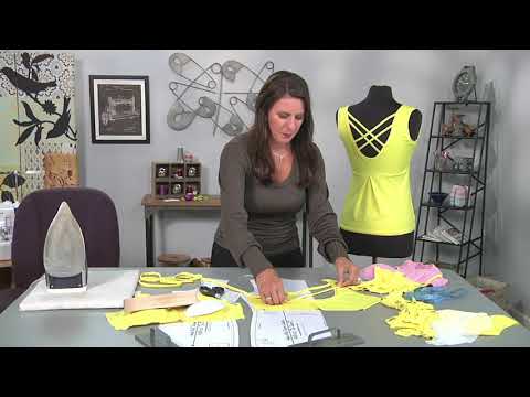 Learn how to make a sports bra tank on It’s Sew Easy with Angela Wolf. (2003-1)