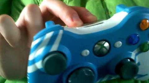 Xbox 360 controller custom paint+led