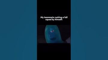 my teammate rushing a squad 😐🙄#memes #shorts