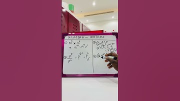 Algebra: Indices-The Tricks😊. #algebra #index #indices #education #maths #fyp #trending #viralvideo