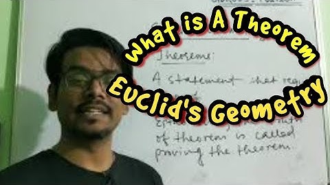 Class 9 Euclid Geometry Part 8 - What is A Theorem? Basic Of Geometry | By Anand Kumar