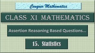 Assertion Reasoning Questions on Statistics - Chapter 13 for Class 11 - Mathematics