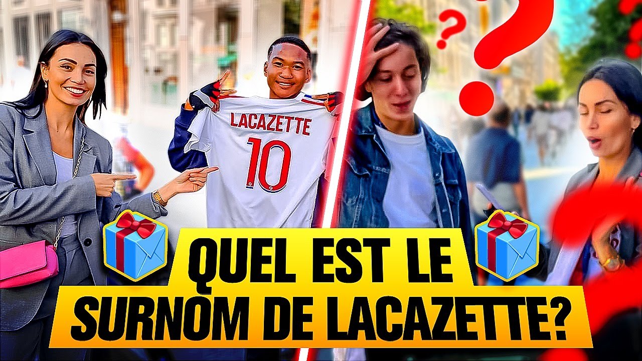 J'OFFRE LE MAILLOT DE LACAZETTE À CELUI QUI A TOUT BON (quizz OL)