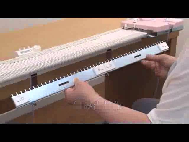 How to set up the LK150 knitting machine 