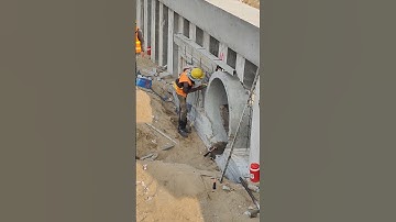 Technical welding drainage formwork for concrete pipe