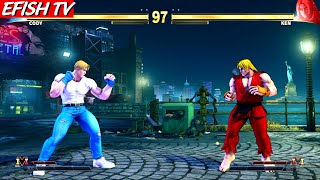 Cody Final Fight vs Ken (Hardest AI) - STREET FIGHTER V