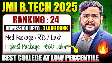 JMI BTech Admission 2025 🔥 | Complete Counselling Process, Cutoff & Placement | Jamia Millia Islamia