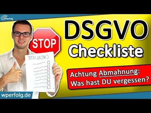 DSGVO (Abmahnung vermeiden): WordPress Website DSGVO-Checkliste - Einfach Erklärt - 2022 // Deutsch