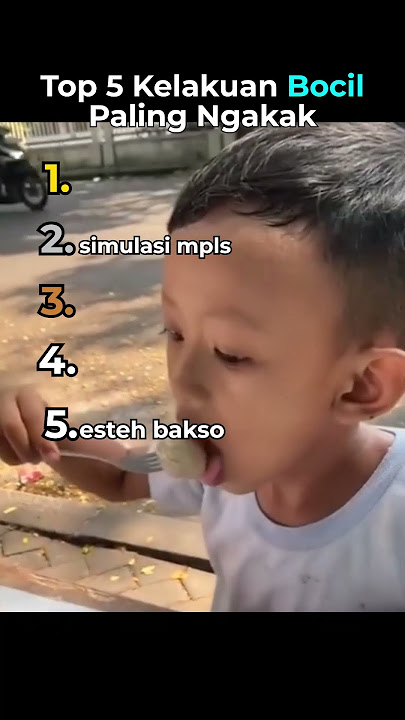Top 5 Kelakuan Bocil Paling Ngakak😂