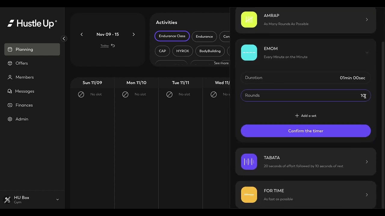 [coach - desktop] Creating and Scheduling a Class in Your Gym Management System
