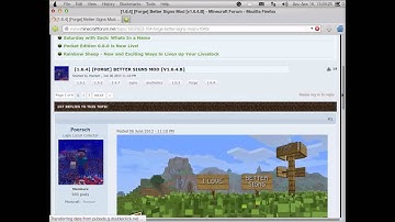 Minecraft Mod Showcase! : Better Signs + Editable Signs! 1.6.4!