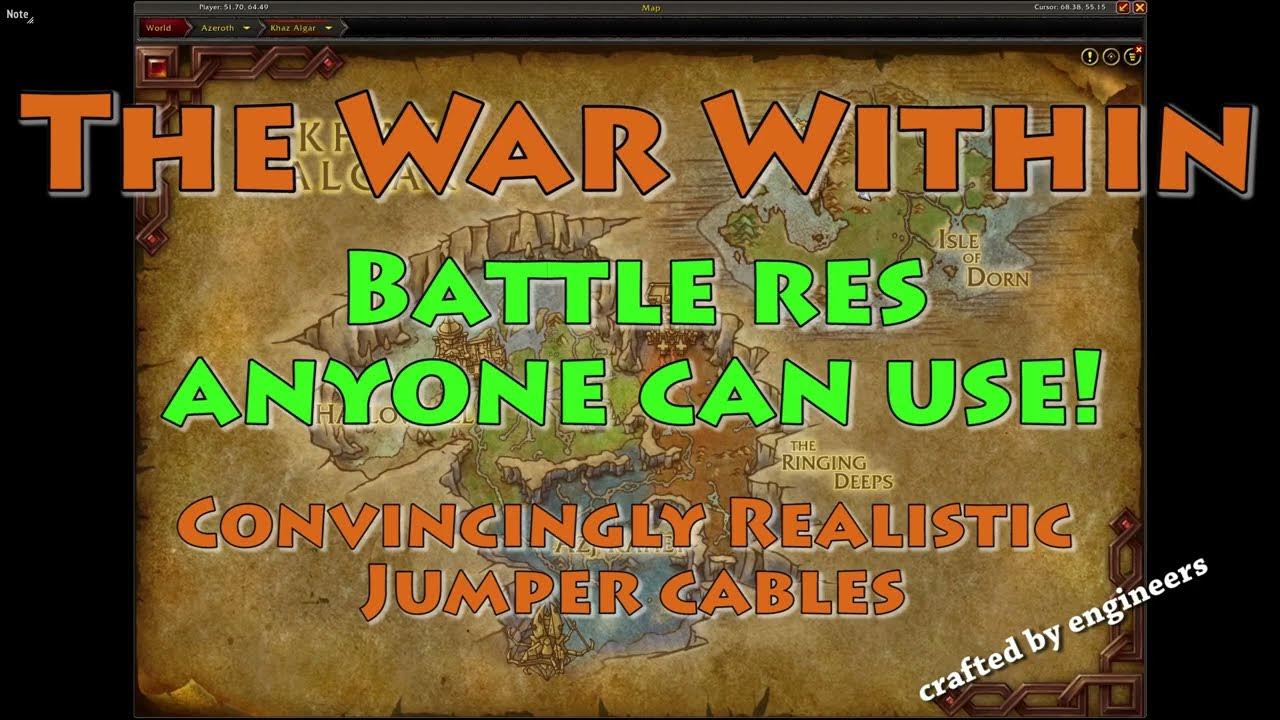 Convincingly Realistic Jumper cables (Melee Range BRES) YouTube