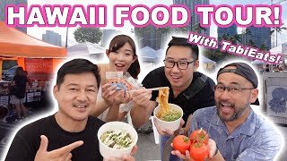 HAWAII FOOD TOUR with @TabiEats ! || Kaka'ako Farmer's Market!