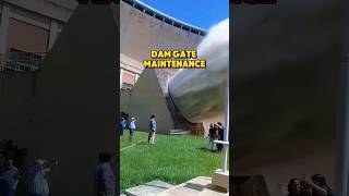 Dam gate maintenance #fyp #unique #foryou #release #debris #popularscience #knowledge