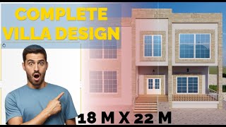 complete villa design | complete 3D model from scratch | 3D house model