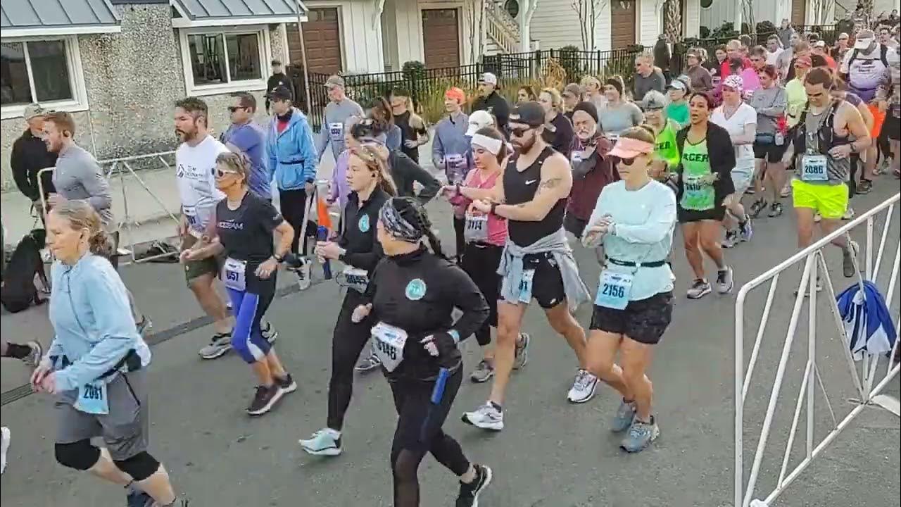 2022 Wrightsville Beach Marathon/Half Marathon Start YouTube