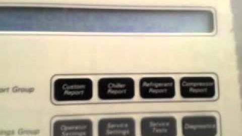 How to change trane chiller setpoint