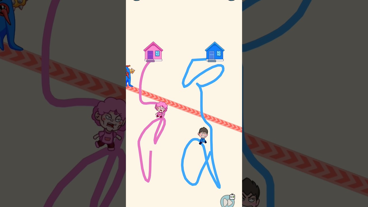 Home rush draw puzzle save little girl 