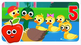 Five Little Ducks, Nursery Rhymes And Preschool Songs By Mr Fruit