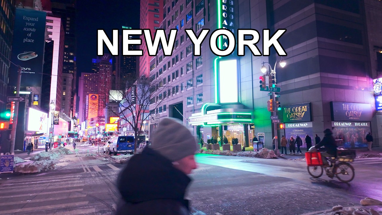 New York Night Walk, Manhattan