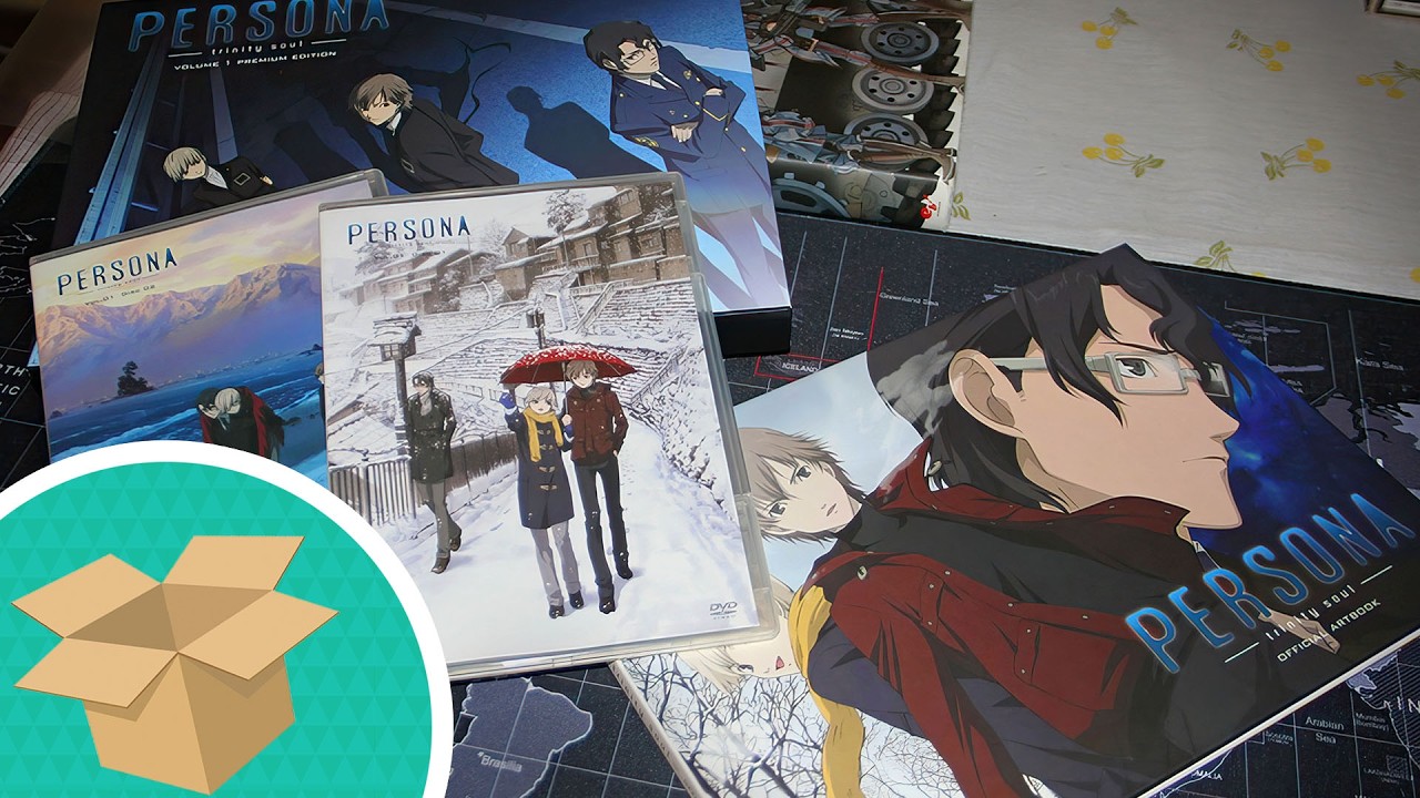 Persona Trinity Soul DVD and Artbook (Volume I Unboxing) - YouTube