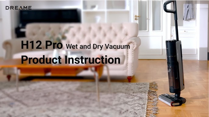 Dreame H12/H12 Pro/M12 Wet And Dry Cordless Vacuum Wet & Dry Messes Floor  Washer 35 Mins Run Time Edge Cleaning