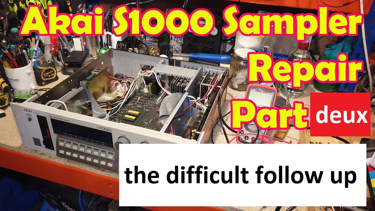 Akai S1000 sampler repair part 2 – what was wrong and how i fixed