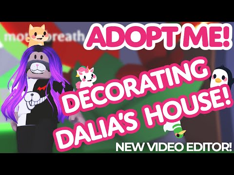 We Decorate Dalia's House 🏡 NEW TEAM MEMBER 📹Adopt Me! on Roblox