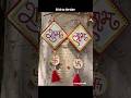 Handmade Subh Labh Lippan Art | Mirror Work Wall Decor | Indian Festive Art #art