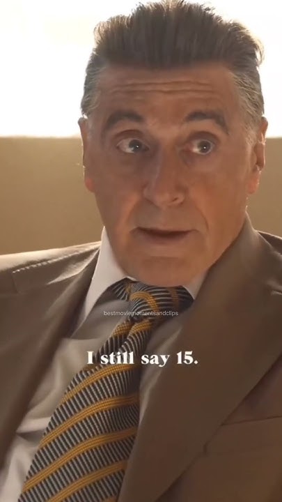 The Irishman Jimmy Hoffa vs Tony Pro You Are Late #theirishman #