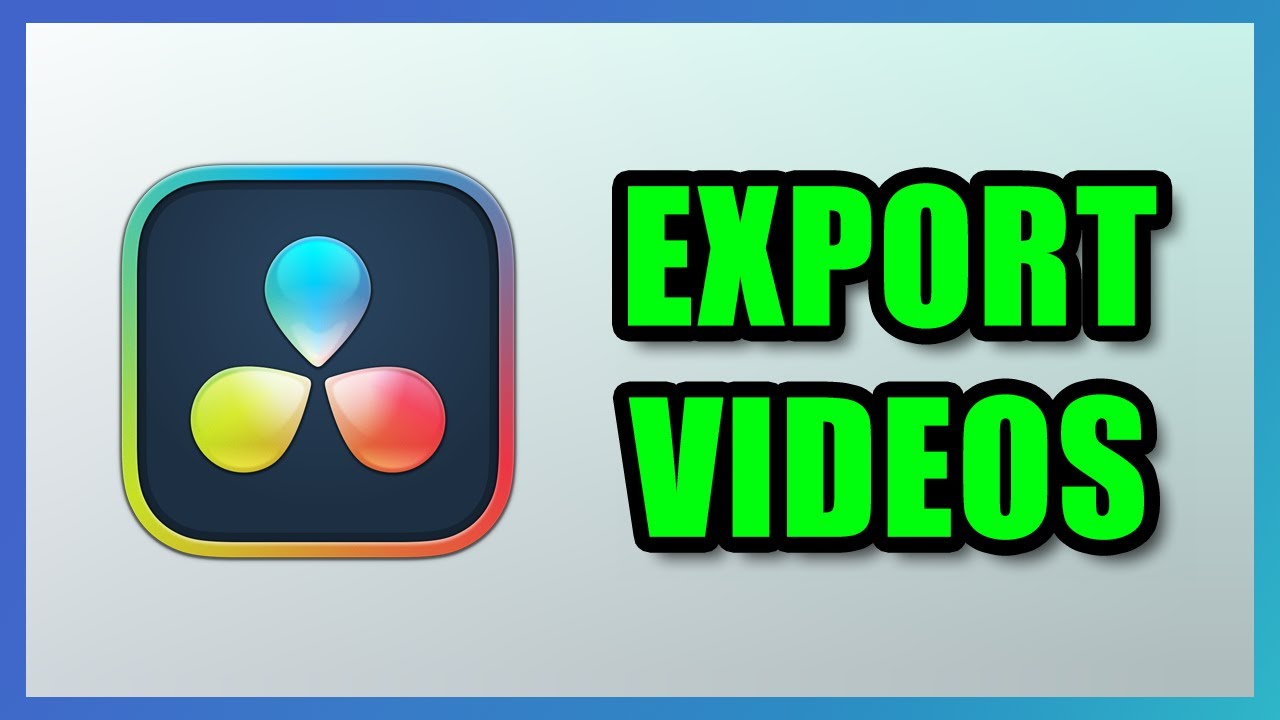 How to Export and Save Video as MP4 in DaVinci Resolve 20 | 2025 - YouTube
