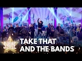 The final four bands perform a medley of songs with Take That - Let It Shine - BBC One