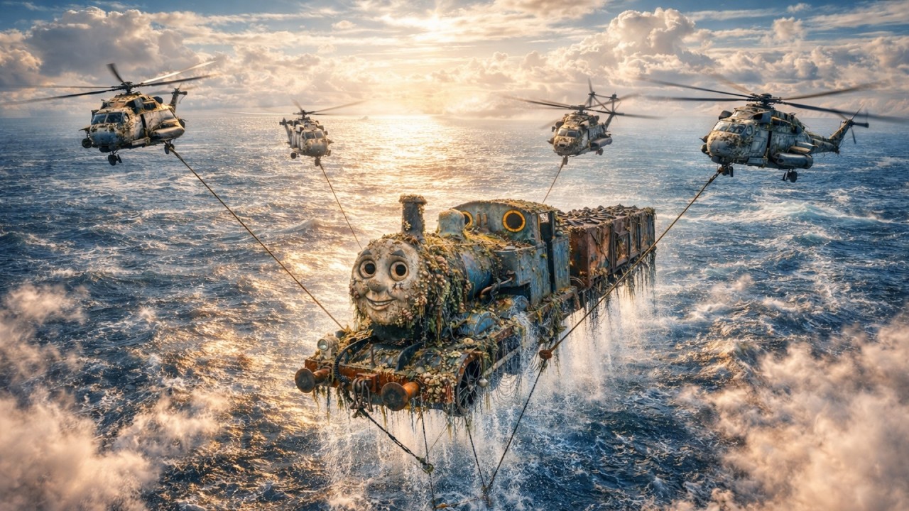 Thomas Found in the Abyss… Salvaging, and Restoring the Blue Engine Back to Life (ASRM)