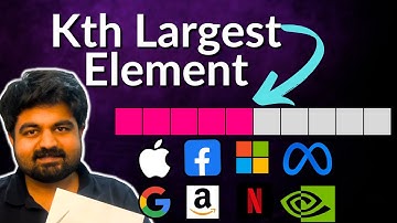 Kth Largest Element in an Array: 215 - meta interview question